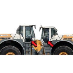 LIEBHERR SZYBA BOCZNA PRAWA DRZWI - nr części: 2223684