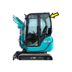 SZYBA LEWA TYLNA BOCZNA KOBELCO, YANMAR - nr części: 172A5968500