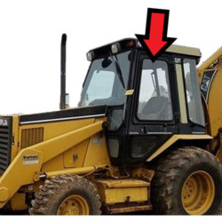 SZYBA BOCZNA GÓRNA PRAWA LEWA DRZWI CAT