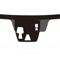 SZYBA CZOŁOWA MAZDA CX-5 2013-  - nr części: KE6263900C,KE62-63-900C,KE62-63-900D,KE6263900D