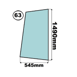 SZYBA XCMG PRAWA LEWA PRZEDNIA BOCZNA