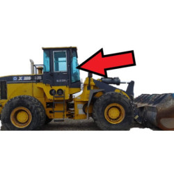 SZYBA PRZEDNIA PRAWA LEWA XCMG BOCZNA