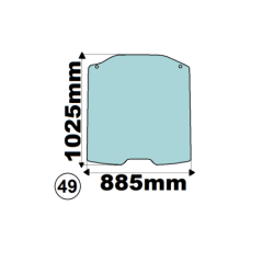 SZYBA PRZEDNIA CZOŁOWA LINDE - nr części: 3864308900