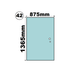 SZYBA TYLNA CAT - nr części: 315-1299, 3151299