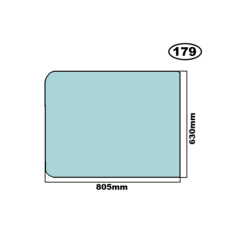 SZYBA LEWA PRAWA BOCZNA OPUSZCZANA W DRZWI RENAULT MAGNUM DXI