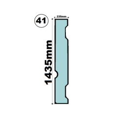 SZYBA BOCZNA LEWA TYLNA AIRMAN, HITACHI, JOHN DEERE - nr części: 4635163