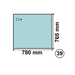SZYBA PRZEDNIA GÓRNA SUNWARD