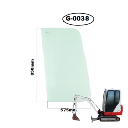 SZYBA BOCZNA STAŁA PRZEDNIA TAKEUCHI - nr części: 03386-00035, 0338600035, 3386-00035, T0338600035, T03386-00035