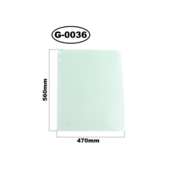 SZYBA BOCZNA LEWA OPUSZCZANA BELL - nr części: BMG10143B, BMG10143-B