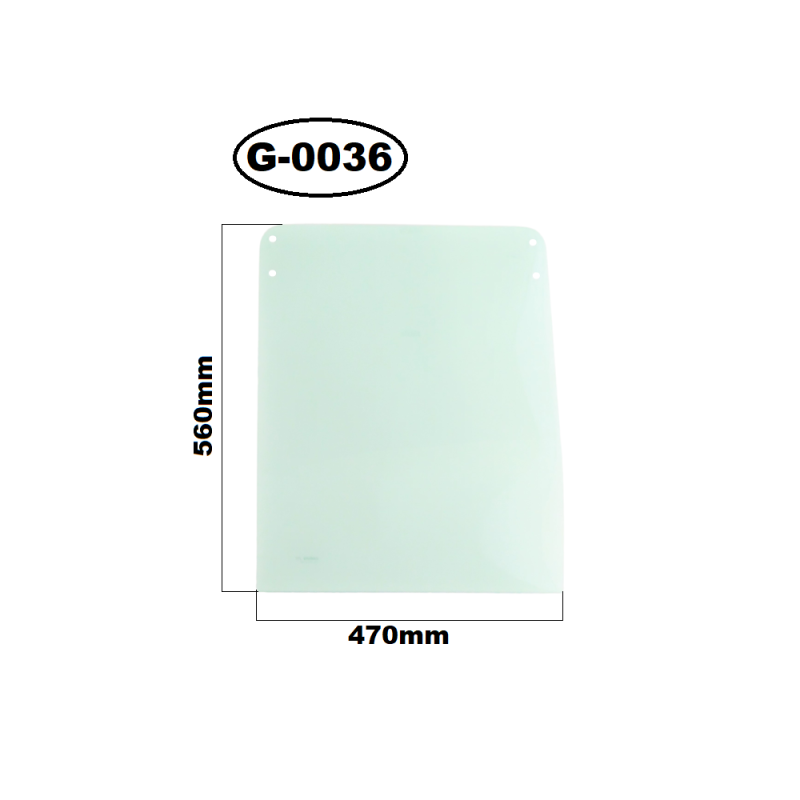 SZYBA BOCZNA LEWA OPUSZCZANA BELL - nr części: BMG10143B, BMG10143-B