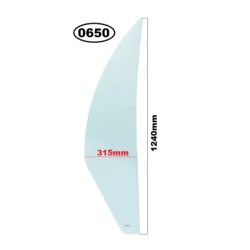 SZYBA BOCZNA LEWA PRZEDNIA CLAAS - nr części: 0013007700