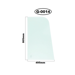 SZYBA PRAWA GÓRNA PRZESUWANA YANMAR - nr części: 106677, 6011693