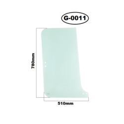 SZYBA PRAWA BOCZNA PRZESUWANA TAKEUCHI - nr części: 03386-00036, 0338600036, T0338600036, T03386-00036