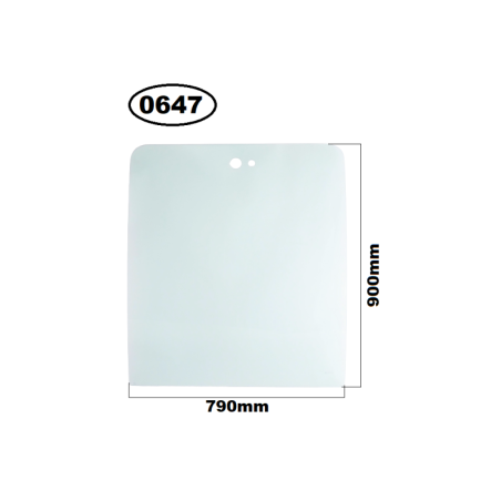 SZYBA PRZEDNIA GÓRNA MECALAC 714MC, 714MW, 714