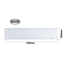 SZYBA TYLNA DOLNA JOHN DEERE - KABINA MC1/CC2 - nr części: L57285, 650885693