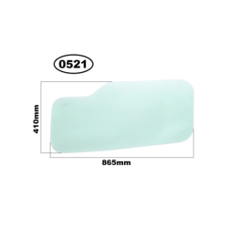 SZYBA LEWA DOLNA W DRZWI KOMATSU - nr części: 20Y-54-35721, 20Y5435721