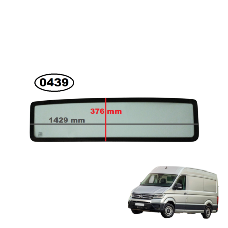 SZYBA TYLNA KABINY / ŚCIANY GRODZIOWEJ VOLKSWAGEN CRAFTER II, MAN TGE