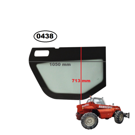 SZYBA BOCZNA W DRZWI MANITOU - nr części: 746046