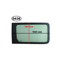 SZYBA BOCZNA PRAWA CITROEN JUMPY II, FIAT SCUDO II, PEUGEOT EXPERT II, TOYOTA PROACE I - nr części: 8569QX