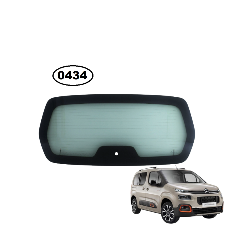 SZYBA TYLNA CAŁA W KLAPĘ PEUGEOT RIFTER/PARTNER III, TOYOTA PROACE CITY / CITY VERSO, OPEL COMBO E, CITROEN BERLINGO III