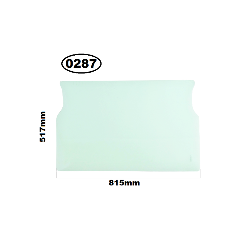 SZYBA PRZEDNIA DOLNA DO JCB - nr części: 827/80330, 82780330