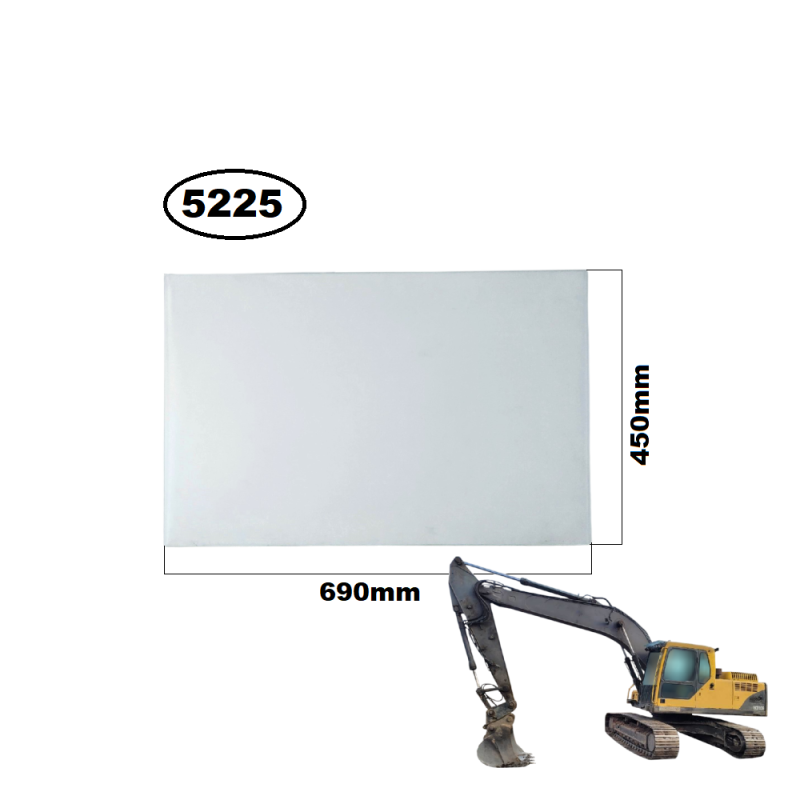 SZYBA PRZEDNIA DOLNA SERIA EC VOLVO