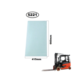 SZYBA LEWA STAŁA W DRZWI LINDE