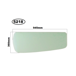 SZYBA DOLNA W DRZWI BOCZNA LEWA LIEBHERR LITRONIC