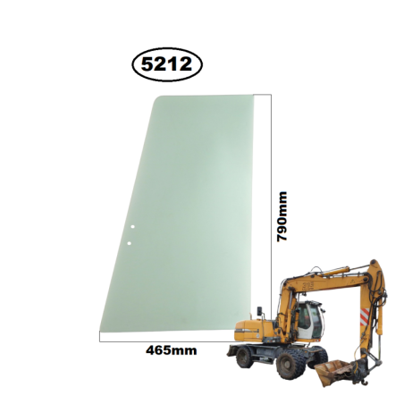 SZYBA PRZESUWNA Z PRZODU BOCZNA LEWA LIEBHERR LITRONIC - nr części: 5007984