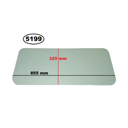 SZYBA TYLNA KABINY / ŚCIANY GRODZIOWEJ VOLKSWAGEN TRANSPORTER T5, T6/T6.1 - ZABUDOWA HOLENDERSKA