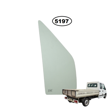 SZYBA TRÓJKĄT STAŁA BOCZNA PRAWA W DRZWI OPEL MOVANO I, RENAULT MASTER II/MASCOTT, NISSAN INTERSTAR, IVECO (FIAT) DAILY