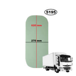 SZYBA TYLNA KABINY / ŚCIANY GRODZIOWEJ LEWA LUB PRAWA RENAULT MIDLUM