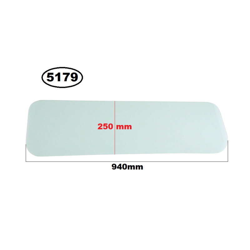 SZYBA BOCZNA DOLNA DO WÓZKÓW WIDŁOWYCH Z KABINĄ HENMAR