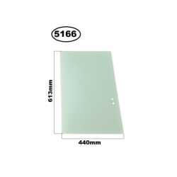 SZYBA W DRZWI TYLNA PRZESUWNA LINDE SERIA: 394 DO KABINY HENMAR