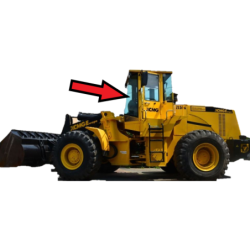 SZYBA PRZEDNIA PRAWA LEWA XCMG