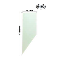 SZYBA BOCZNA ZA DRZWIAMI CAT, SOILMEC, MOROOKA - nr części: 340-6625, 3406625