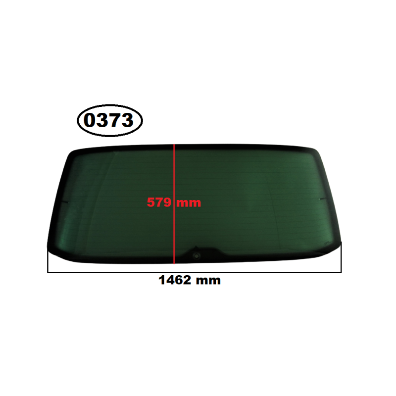 SZYBA TYLNA CAŁA W KLAPĘ VOLKSWAGEN VW TRANSPORTER T5 - nr części: 7H5845503BL, 7H5845503K