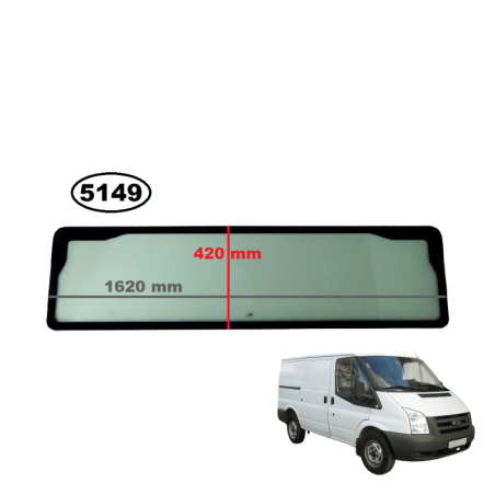 SZYBA TYLNA KABINY/ŚCIANY GRODZIOWEJ FORD TRANSIT