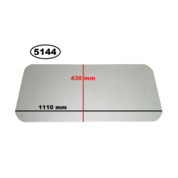 SZYBA TYLNA KABINY/ŚCIANY GRODZIOWEJ VOLKSWAGEN TRANSPORTER T4 - ZABUDOWA HOLENDERSKA