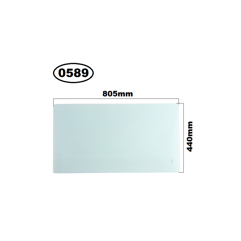 SZYBA DOLNA PRZEDNIA CAT - nr części: 389-8667, 3898667