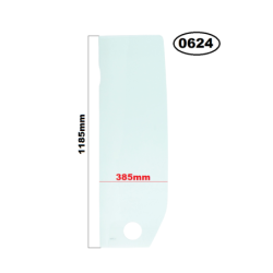 SZYBA LEWA BOCZNA TYLNA TAKEUCHI - nr części: 0378607105, 03786-07105, T0378607105