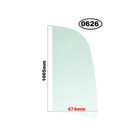 SZYBA PRAWA BOCZNA PRZESUWNA JCB - nr części: 827/80364, 82780364