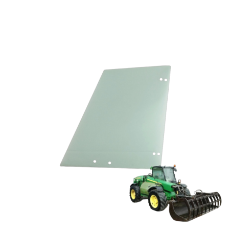 SZYBA LEWA W DRZWI JOHN DEERE - nr części: Z76050, AZ57506