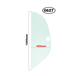 SZYBA TYLNA BOCZNA LEWA MANITOU - nr części: 748124