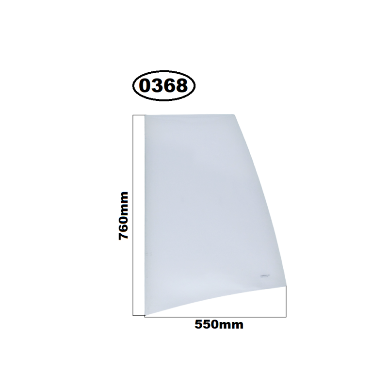 SZYBA BOCZNA LEWA Z TYŁU CAT - nr części: 174-1042, 1741042, 295-3357, 2953357