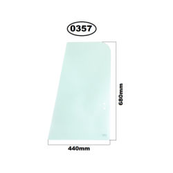 SZYBA TYLNA PRZESUWANA W DRZWI KOMATASU - nr części: 827/80275, 82780275, 827/80250, 82780250