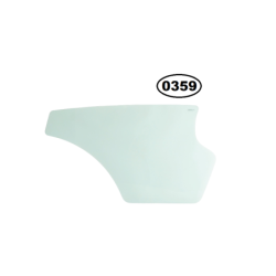 SZYBA DOLNA W DRZWI JCB - nr części: 827/80275, 82780275, 827/80250, 82780250