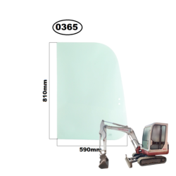 SZYBA PRAWA BOCZNA PRZEDNIA PRZESUWANA TAKEUCHI - nr części: 03786-01320, 0378601320, T03786-01320, T0378601320