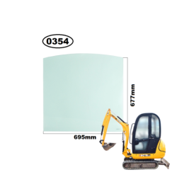 SZYBA PRZEDNIA GÓRNA JCB - nr części: 827/80313, 334/G9149, 332/F3070, 334G9149, 82780313, 332F3070, 827/80312, 82780312