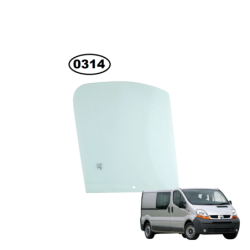 SZYBA BOCZNA OPUSZCZANA W DRZWI PRAWA NISSAN PRIMASTAR, OPEL VIVARO I, RENAULT TRAFIC II - nr części: 91166286